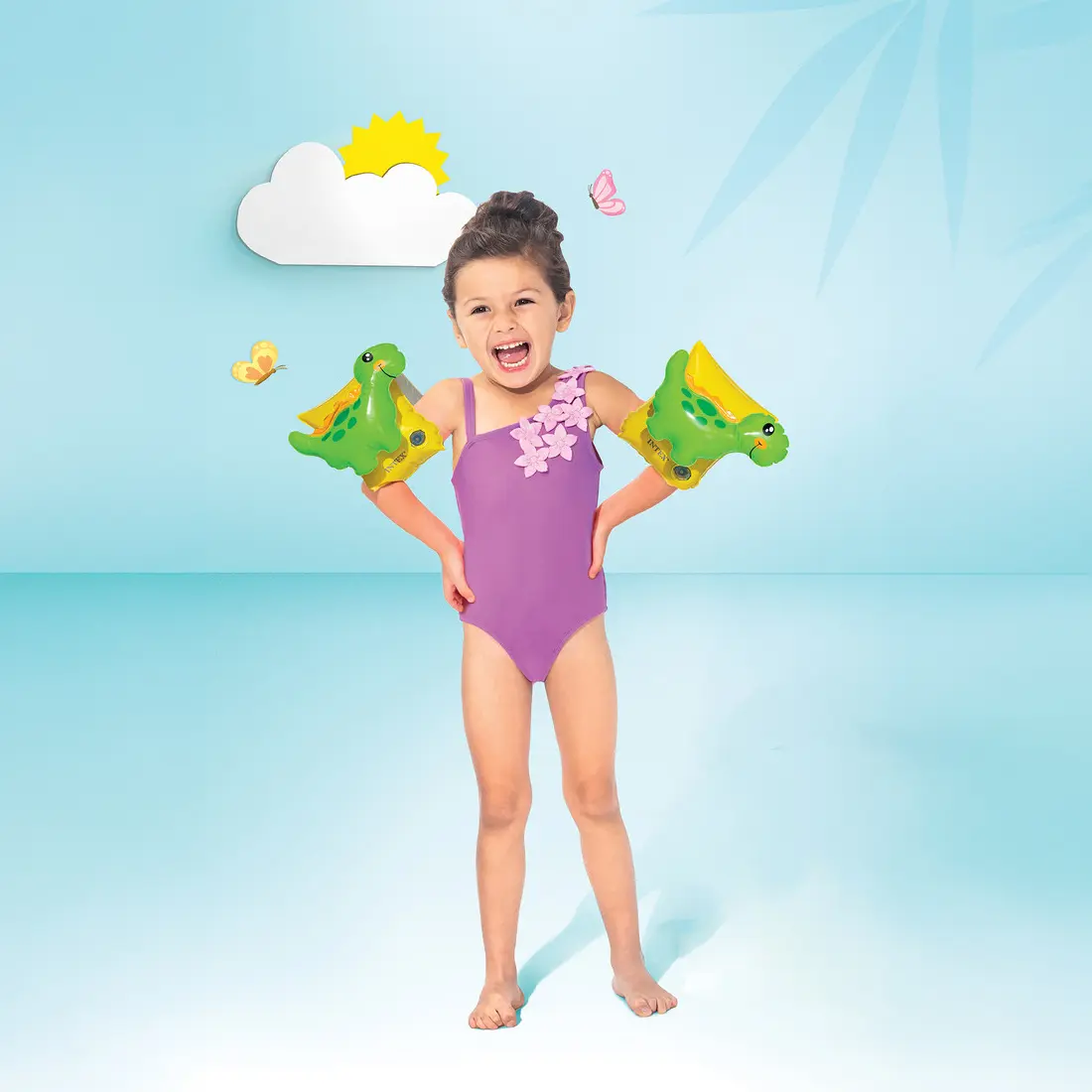 كتافة اطفال ديناصور